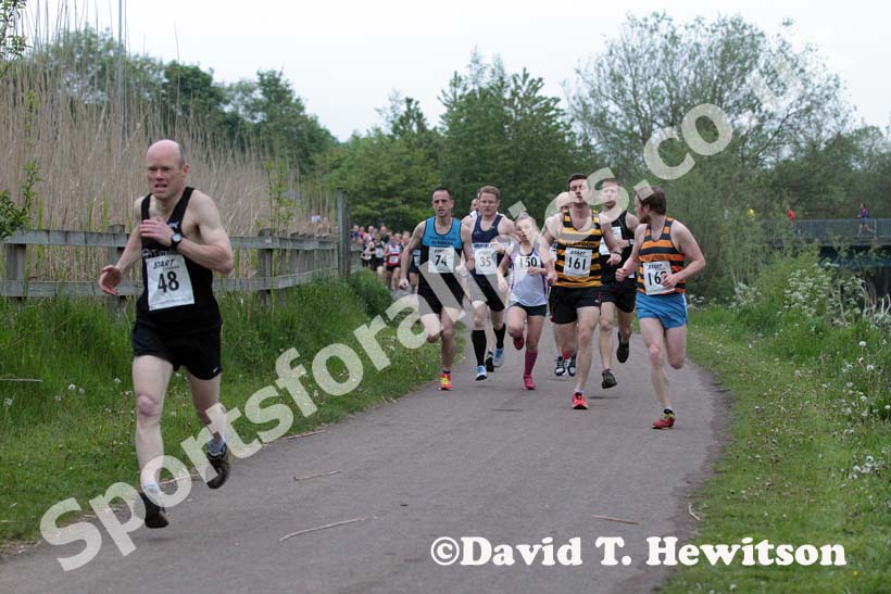 Soon after the start of the George Ogle Memorial Race, Rowlands Gill.